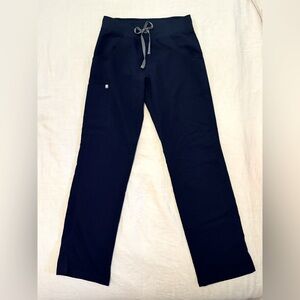 Figs Navy Blue Straight Leg Scrub Pants XS